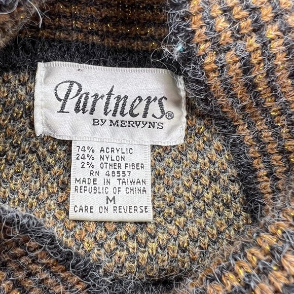 Vintage Partners by Mervyns Mock Neck Abstract Pullover Sweater Size Medium - Picture 3 of 7